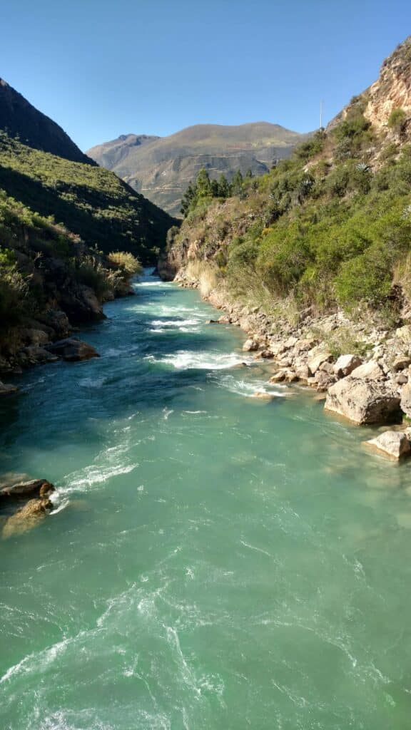 aguas verde turquesa